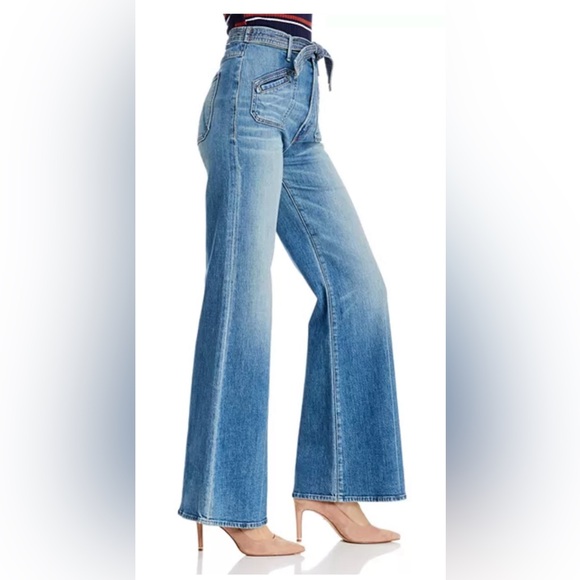 MOTHER The Tie Patch Roller Jeans size 30  Popism EUC - Picture 5 of 16